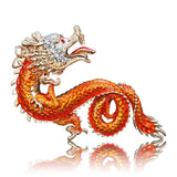 Dragon Pendant Rhinestone Keychain Charm Purse Handbag Keyring