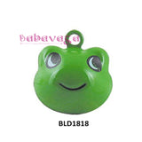 Enamel Copper Frog Craft Bell Charms Cat Collars Bell Decoration