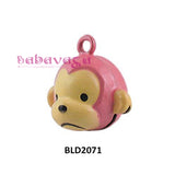 Enamel Monkey Cartoon Copper Bell Charms Pet Pendant Party Decoration