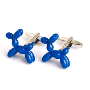 Enamel 3D Balloon Dog Novelty Cufflinks Mens Jewelry Wholesale