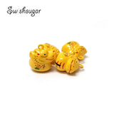 Enamel Dragon Metal Bell Charms Pendant Holiday Craft Findings
