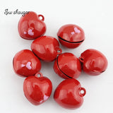 Enamel Heart Cartoon Copper Bell Charms Pendant
