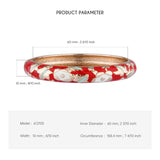 Enamel Bracelet for Women Bangle Cloisonne African Hand Bracelet
