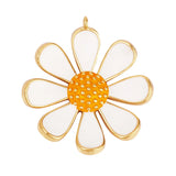 Enamel Flower Snail Balloon Charm, 18K Real Plated, Jewelry Supplies