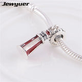 Enamel Lighthouse Dangle Charm 925 Sterling DIY Making