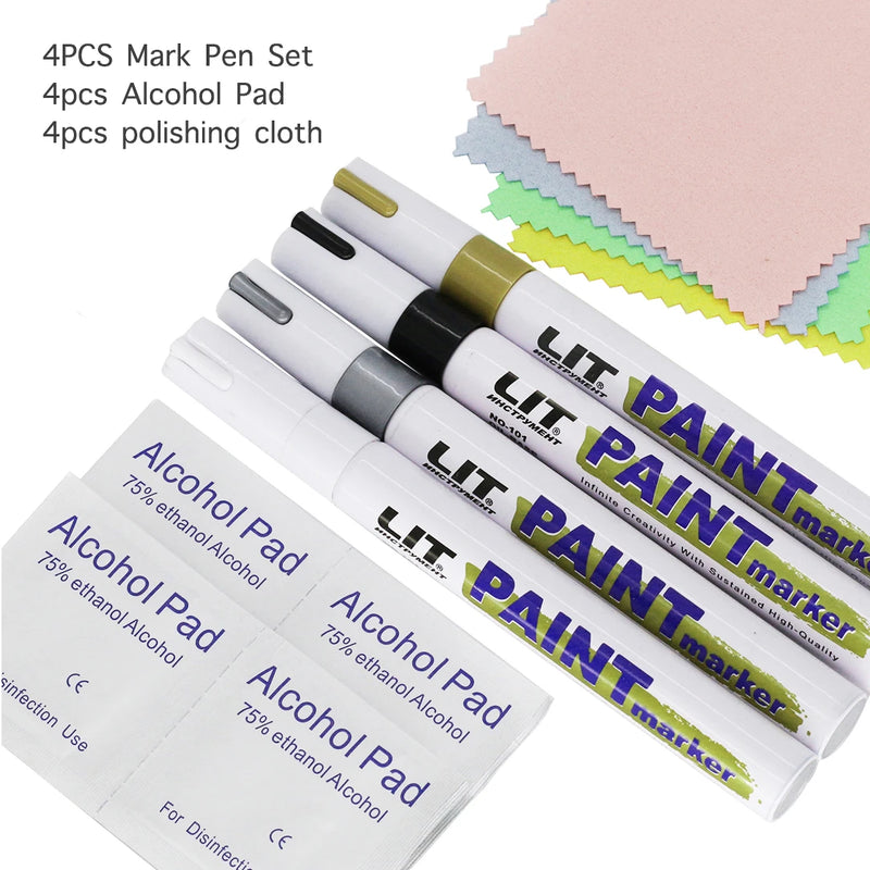Enamel Marker Ink Pen Paint Match Metal Stamp Engraving DIY Jewelry Tool