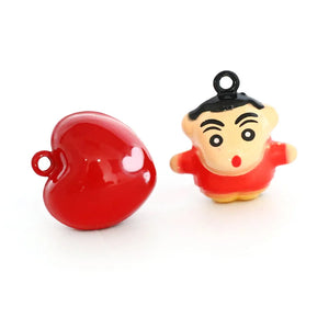 Cartoon Boy Bell Charms for Necklace Bracelet