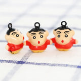 Cartoon Boy Bell Charms for Necklace Bracelet