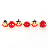 Cartoon Boy Bell Charms for Necklace Bracelet