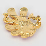 Enamel Peacock Brooch Jewelry For Women/men Scarf Wedding Gift