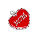 Enamel Pendants Metal Frame Necklace DIY Jewelry Accessories Letter Charms
