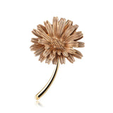 Enamel Pink Daisy Brooch Flower Pin Women Mom Gift Accessories