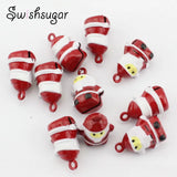Santa Claus Bell Charms Pendants
