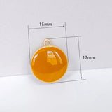 Enamel Eardrop Pendant Charms Necklace Accessories Jewelry DIY