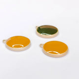 Enamel Eardrop Pendant Charms Necklace Accessories Jewelry DIY