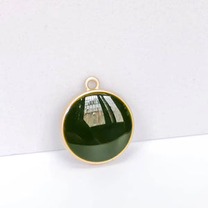 Enamel Eardrop Pendant Charms Necklace Accessories Jewelry DIY