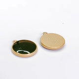 Enamel Eardrop Pendant Charms Necklace Accessories Jewelry DIY