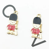 Enamel Soldier Charms 11 * 23mm DIY Accessories