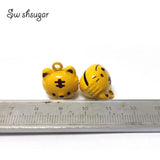 Tiger Head Jingle Bell Charms for Bracelet Pet Necklace