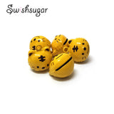 Tiger Head Jingle Bell Charms for Bracelet Pet Necklace