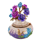 Enameled Vase Jewelry Box Holder Trinket Box Craft Wedding Favor Gift