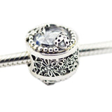 Enchanted Nature Charm Clear CZ Beads