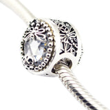 Enchanted Nature Charm Clear CZ Beads