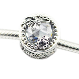 Enchanted Nature Charm Clear CZ Beads