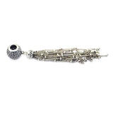 Enchanted Tassel Pendant Silver Jewelry Beads for DIY
