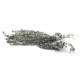 Enchanted Tassels Drop Earrings 925 Sterling Silver Wedding Dangle Earings