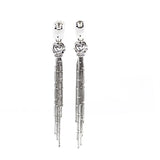 Enchanted Tassels Drop Earrings 100% 925 Sterling Silver Earrings for Women