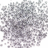 500Pcs Flower Shape Metal Beads Cap 4-5mm Jewelry Findings Charms Silver Tone