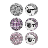 End Caps Balls DIY Rigid Wrist Cuff Bracelets Bangles Women 925 Silver