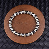 Magnetic Hematite Beads Bracelet Natural Stone Health Protection Jewelry