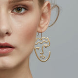 Classic Face Dangle Earrings for Women