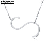 Letter Initial Necklace Stainless Steel Choker Women Jewelry