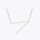 Letter Initial Necklace Stainless Steel Choker Women Jewelry