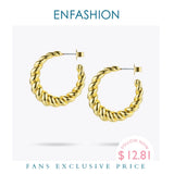 Small Round Hoop Earrings for Women Jewelry EF181082