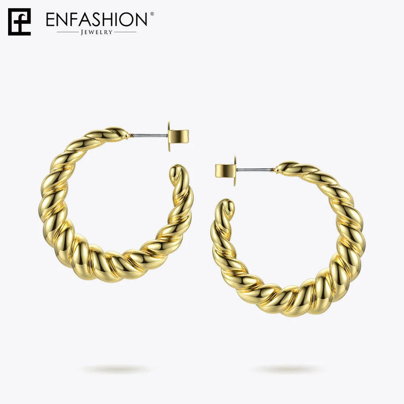 Small Round Hoop Earrings for Women Jewelry EF181082