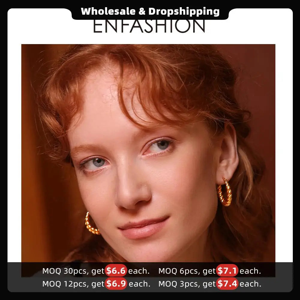 Small Round Hoop Earrings for Women Jewelry EF181082