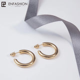 Small Hoop Earrings Stainless Steel Circle Earrings For Women EC171023