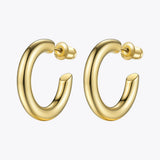 Small Hoop Earrings Stainless Steel Circle Earrings For Women EC171023