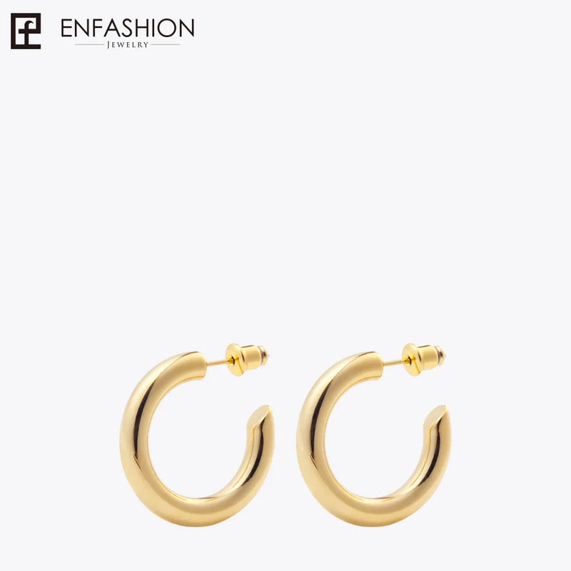 Small Hoop Earrings Stainless Steel Circle Earrings For Women EC171023