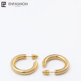 Small Hoop Earrings Stainless Steel Circle Earrings For Women EC171023