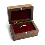 Personalized Name Date Wedding Ring Earring Jewelry Box