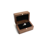 Personalized Name Date Wedding Ring Earring Jewelry Box