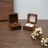 Wooden Wedding Ring Storage Box