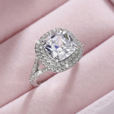 Vintage Wedding Bands Micro Pave Engagement Rings Jewelry Women Romantic