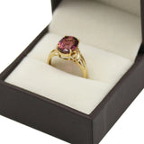Leather Square Engagement Ring Box Wedding Organizer