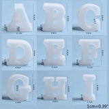 English Alphabet Epoxy Resin Mold DIY Silicone Mould